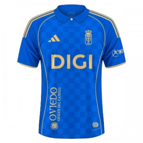 Fußball Trikot Real Oviedo Heim 2025-26 Fußball Trikot Real Oviedo Heim 2025-26