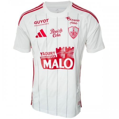 Fußball Trikot Stade Brestois Auswärts 2025-26 Fußball Trikot Stade Brestois Auswärts 2025-26