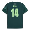 Fußball Trikot Manchester City Nico 14 Vierte EA Sport 2025-26 Fußball Trikot Manchester City Nico 14 Vierte EA Sport 2025-26