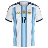 Fußball Trikot Argentinien Garnacho 17 Heim WM 2026 - Kinder