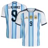 Fußball Trikot Argentinien J. Alvarez 9 Heim WM 2026