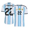 Fußball Trikot Argentinien Lautaro Martinez 22 Heim WM 2026 Fußball Trikot Argentinien Lautaro Martinez 22 Heim WM 2026