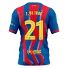 Fußball Trikot FC Barcelona F. De Jong 21 Vierte 2025-26 - Kinder