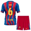Fußball Trikot FC Barcelona Gavi 6 Vierte 2025-26 - Kinder