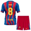 Fußball Trikot FC Barcelona Pedri 8 Vierte 2025-26 - Kinder