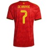 Fußball Trikot Belgien De Bruyne 7 Heim WM 2026