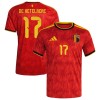 Fußball Trikot Belgien De Ketelaere 17 Heim WM 2026