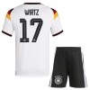 Fußball Trikot Deutschland Wirtz 17 Heim WM 2026 - Kinder