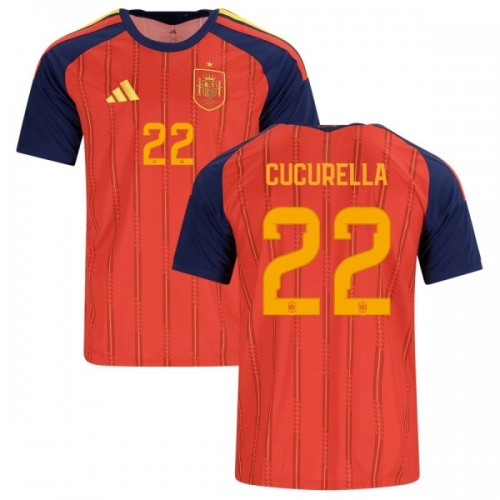 Fußball Trikot Spanien Cucurella 22 Heim WM 2026 Fußball Trikot Spanien Cucurella 22 Heim WM 2026
