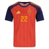 Fußball Trikot Spanien Cucurella 22 Heim WM 2026