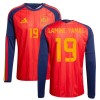 Fußball Trikot Spanien Lamine Yamal 19 Heim Langärmlig WM 2026