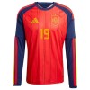 Fußball Trikot Spanien Lamine Yamal 19 Heim Langärmlig WM 2026