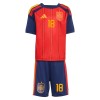 Fußball Trikot Spanien ZUBIMENDI 18 Heim WM 2026 - Kinder