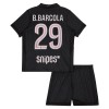 Fußball Trikot Paris Saint-Germain B. Barcola 29 Vierte Jordan 2025-26 - Kinder