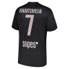 Fußball Trikot Paris Saint-Germain Kvaratskhelia 7 Vierte Jordan 2025-26