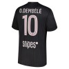 Fußball Trikot Paris Saint-Germain O. Dembele 10 Vierte Jordan 2025-26