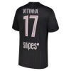 Fußball Trikot Paris Saint-Germain Vitinha 17 Vierte Jordan 2025-26