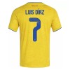 Fußball Trikot Kolumbien Luis Diaz 7 Heim WM 2026 Fußball Trikot Kolumbien Luis Diaz 7 Heim WM 2026