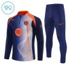 FC Barcelona Training Sweatshirts Quarter-zip 2025-26 Blaue - Kinder FC Barcelona Training Sweatshirts Quarter-zip 2025-26 Blaue - Kinder