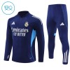 Real Madrid Training Sweatshirts Quarter-zip 2025-26 Navy - Kinder
