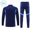 Real Madrid Training Sweatshirts Quarter-zip 2025-26 Navy - Kinder