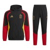 Belgien Hooded Trainingsjacke 2026-27 Schwarze Belgien Hooded Trainingsjacke 2026-27 Schwarze