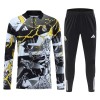 Real Madrid Marvel Training Sweatshirts Quarter-zip 2026-27 Schwarze