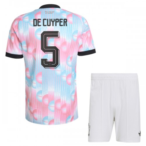 Fußball Trikot Belgien De Cuyper 5 Auswärts WM 2026 - Kinder Fußball Trikot Belgien De Cuyper 5 Auswärts WM 2026 - Kinder