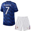 Fußball Trikot Frankreich O. Dembele 7 Heim WM 2026 - Kinder