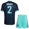 Fußball Trikot Deutschland Rudiger 2 Auswärts WM 2026 - Kinder