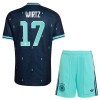 Fußball Trikot Deutschland Wirtz 17 Auswärts WM 2026 - Kinder