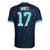 Fußball Trikot Deutschland Wirtz 17 Auswärts WM 2026 - Kinder