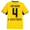 Fußball Trikot Borussia Dortmund N. Schlotterbeck 4 Heim 2026-27 Fußball Trikot Borussia Dortmund N. Schlotterbeck 4 Heim 2026-27