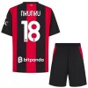 Fußball Trikot AC Mailand Nkunku 18 Heim 2026-27 - Kinder Fußball Trikot AC Mailand Nkunku 18 Heim 2026-27 - Kinder
