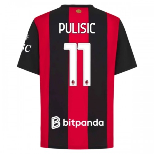 Fußball Trikot AC Mailand Pulisic 11 Heim 2026-27 Fußball Trikot AC Mailand Pulisic 11 Heim 2026-27