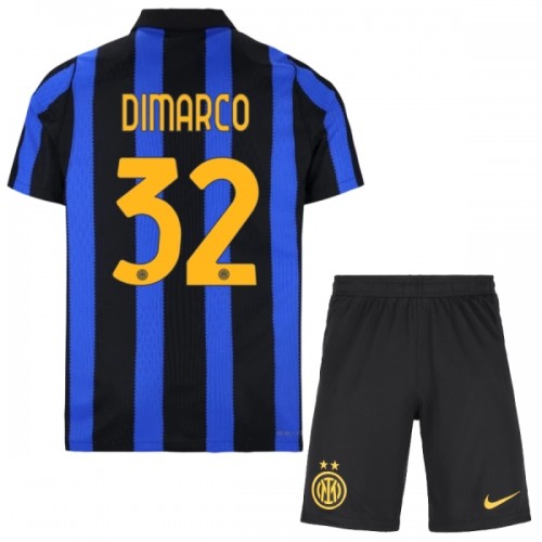 Fußball Trikot Inter Mailand Dimarco 32 Heim 2026-27 - Kinder Fußball Trikot Inter Mailand Dimarco 32 Heim 2026-27 - Kinder