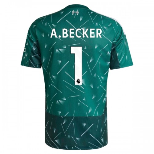 Fußball Trikot Liverpool A. Becker 1 Torwart Heim 2026-27 Grüne Fußball Trikot Liverpool A. Becker 1 Torwart Heim 2026-27 Grüne