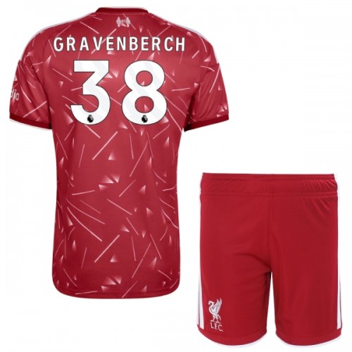 Fußball Trikot Liverpool Gravenberch 38 Heim 2026-27 - Kinder Fußball Trikot Liverpool Gravenberch 38 Heim 2026-27 - Kinder