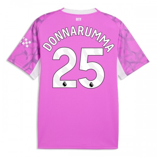 Fußball Trikot Manchester City Donnarumma 25 Auswärts Torwart 2026-27 Rosa Fußball Trikot Manchester City Donnarumma 25 Auswärts Torwart 2026-27 Rosa
