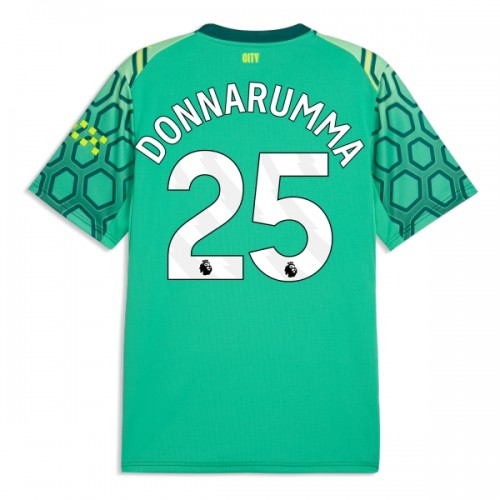 Fußball Trikot Manchester City Donnarumma 25 Torwart Heim 2026-27 Grüne Fußball Trikot Manchester City Donnarumma 25 Torwart Heim 2026-27 Grüne