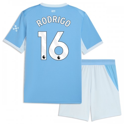 Fußball Trikot Manchester City Rodrigo 16 Heim 2026-27 - Kinder Fußball Trikot Manchester City Rodrigo 16 Heim 2026-27 - Kinder
