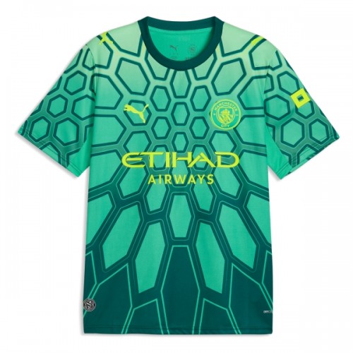 Fußball Trikot Manchester City Torwart Heim 2026-27 Grüne Fußball Trikot Manchester City Torwart Heim 2026-27 Grüne