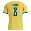 Fußball Trikot Brasilien Bruno Guimaraes 8 Heim WM 2026 Fußball Trikot Brasilien Bruno Guimaraes 8 Heim WM 2026