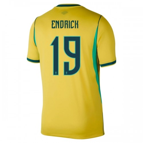 Fußball Trikot Brasilien Endrick 19 Heim WM 2026 Fußball Trikot Brasilien Endrick 19 Heim WM 2026