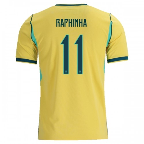 Fußball Trikot Brasilien Raphinha 11 Heim WM 2026 Fußball Trikot Brasilien Raphinha 11 Heim WM 2026
