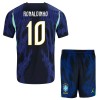 Fußball Trikot Brasilien Ronaldinho 10 Auswärts WM 2026 - Kinder Fußball Trikot Brasilien Ronaldinho 10 Auswärts WM 2026 - Kinder