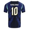 Fußball Trikot Brasilien Ronaldinho 10 Auswärts WM 2026 - Kinder