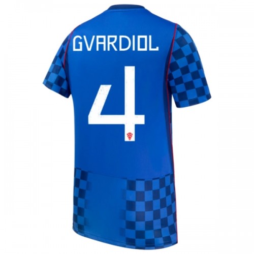 Fußball Trikot Kroatien Gvardiol 4 Auswärts WM 2026 Fußball Trikot Kroatien Gvardiol 4 Auswärts WM 2026