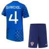 Fußball Trikot Kroatien Gvardiol 4 Auswärts WM 2026 - Kinder Fußball Trikot Kroatien Gvardiol 4 Auswärts WM 2026 - Kinder