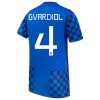 Fußball Trikot Kroatien Gvardiol 4 Auswärts WM 2026 - Kinder